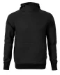RIMECK Vertex Hoodie - Kapucnis, kenguru zsebes férfi pulóver - Fekete - S