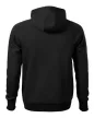 RIMECK Vertex Hoodie - Kapucnis, kenguru zsebes férfi pulóver - Fekete - S