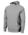 RIMECK Vertex Hoodie - Kapucnis, kenguru zsebes férfi pulóver - Sötétszürke melírozott - M