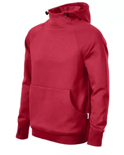 RIMECK Vertex Hoodie - Kapucnis, kenguru zsebes férfi pulóver - Marlboro piros - M