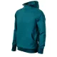 RIMECK Vertex Hoodie - Kapucnis, kenguru zsebes férfi pulóver - Petrol kék - M