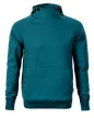 RIMECK Vertex Hoodie - Kapucnis, kenguru zsebes férfi pulóver - Petrol kék - M