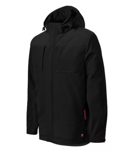 Rimeck Vertex - Meleg softshell membrános, hővisszaverő zónás téli softshell férfi kabát - Fekete - L