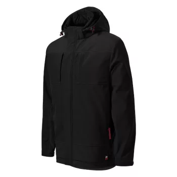   Rimeck Vertex - Meleg softshell membrános, hővisszaverő zónás téli softshell férfi kabát - Fekete - XL