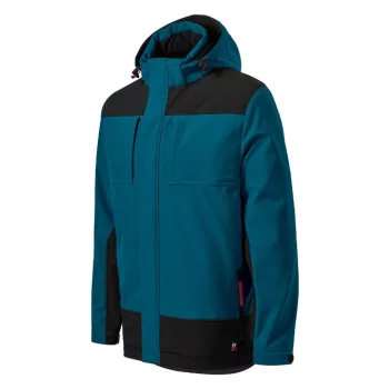   Rimeck Vertex - Meleg softshell membrános, hővisszaverő zónás téli softshell férfi kabát - Petrol kék - L