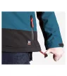 Rimeck Vertex - Meleg softshell membrános, hővisszaverő zónás téli softshell férfi kabát - Petrol kék - 3XL