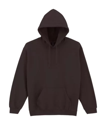 Gildan HEAVY BLEND™ - Kapucnis, kenguruzsebes unisex pulóver - Dark Chocolate - M