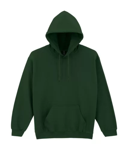 Gildan HEAVY BLEND™ - Kapucnis, kenguruzsebes unisex pulóver - Forest Green - S