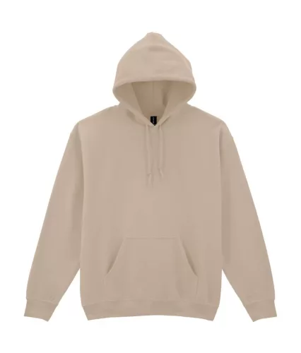 Gildan HEAVY BLEND™ - Kapucnis, kenguruzsebes unisex pulóver - Homok - S