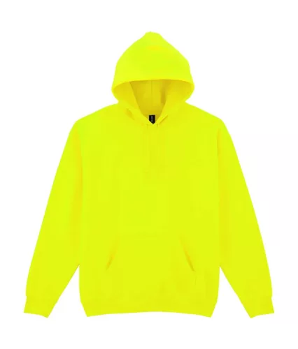 Gildan HEAVY BLEND™ - Kapucnis, kenguruzsebes unisex pulóver - Neon zöld - L