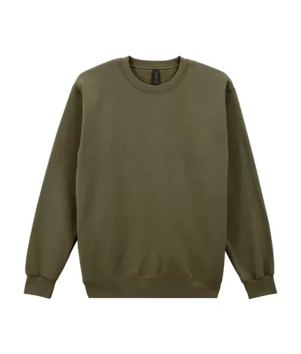 Gildan HAMMER - Környakas unisex pulóver - Olive - 4XL