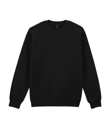 Gildan HAMMER - Környakas unisex pulóver - Pitch Black - M