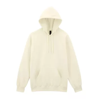   Gildan HAMMER - Kenguruzsebes, kapucnis unisex pulóver - Off White - L