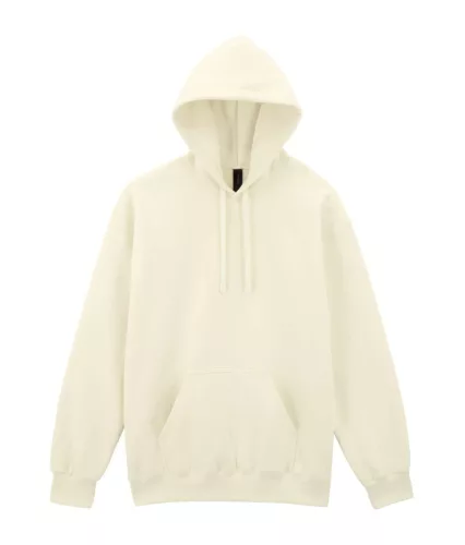 Gildan HAMMER - Kenguruzsebes, kapucnis unisex pulóver - Off White - L