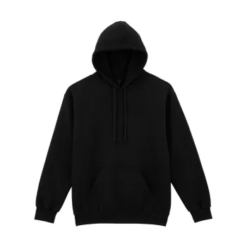   Gildan HAMMER - Kenguruzsebes, kapucnis unisex pulóver - Pitch Black - 4XL