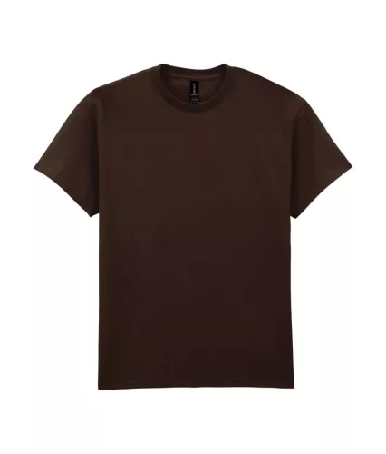 Gildan ULTRA COTTON™ - 100% Pamut, klasszikus szabású unisex póló - Dark Chocolate - 2XL
