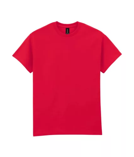 Gildan ULTRA COTTON™ - 100% Pamut, klasszikus szabású unisex póló - Piros - 4XL