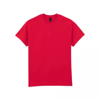   Gildan ULTRA COTTON™ - 100% Pamut, klasszikus szabású unisex póló - Piros - L