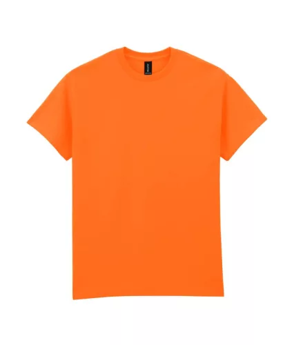 Gildan ULTRA COTTON™ - 100% Pamut, klasszikus szabású unisex póló - Neon narancs - S