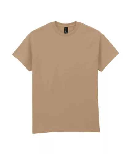 Gildan ULTRA COTTON™ - 100% Pamut, klasszikus szabású unisex póló - Tan - M
