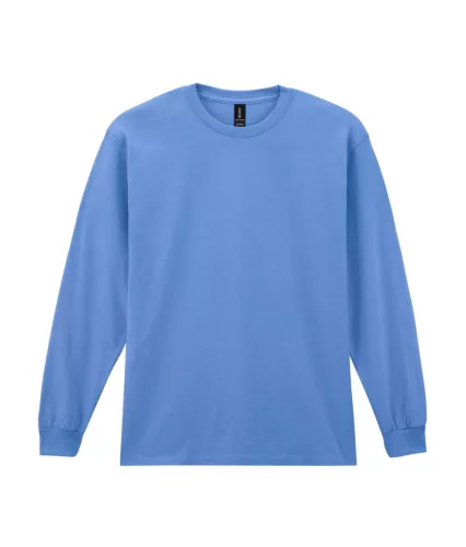 Gildan ULTRA COTTON™ -  Hosszú, passzés ujjú unisex póló - Carolina Blue - 3XL