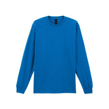   Gildan ULTRA COTTON™ -  Hosszú, passzés ujjú unisex póló - Királykék - 3XL