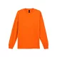 Gildan ULTRA COTTON™ -  Hosszú, passzés ujjú unisex póló - Neon narancs - S