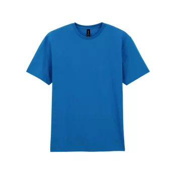  Gildan LIGHT COTTON  - 100% pamut, kerek nyakú unisex póló - Királykék - M