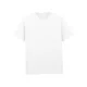 Gildan LIGHT COTTON - Címke nélküli unisex póló - Fehér - M