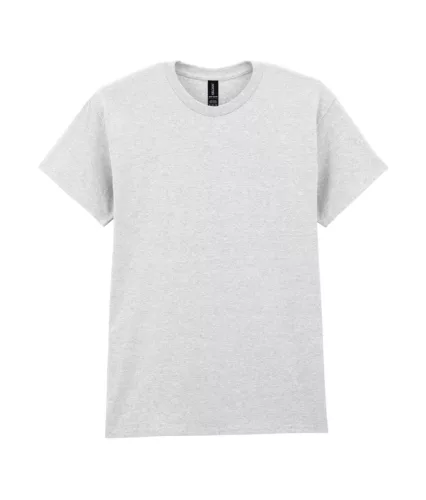 Gildan HEAVY COTTON™ - 100% pamut, kerek nyakú unisex póló - Hamuszürke - 2XL