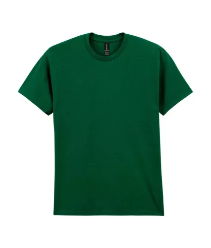 Gildan HEAVY COTTON™ - 100% pamut, kerek nyakú unisex póló - Fan Dark Green - M