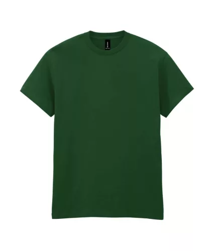 Gildan HEAVY COTTON™ - 100% pamut, kerek nyakú unisex póló - Forest Green - 2XL
