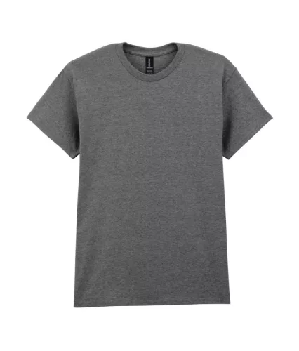 Gildan HEAVY COTTON™ - 100% pamut, kerek nyakú unisex póló - Graphite Heather - 2XL