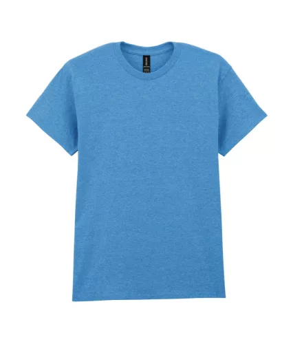 Gildan HEAVY COTTON™ - 100% pamut, kerek nyakú unisex póló - Heather Sapphire - 2XL