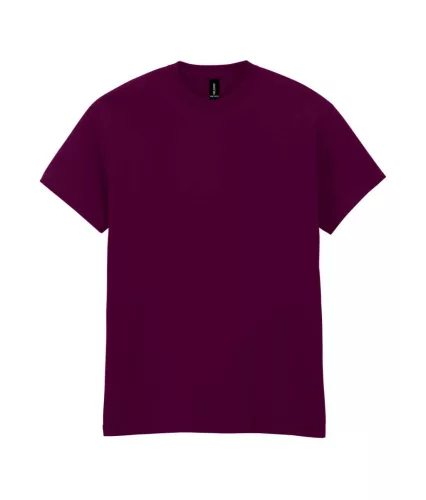 Gildan HEAVY COTTON™ - 100% pamut, kerek nyakú unisex póló - Maroon - 2XL