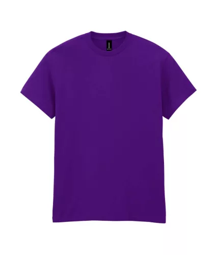 Gildan HEAVY COTTON™ - 100% pamut, kerek nyakú unisex póló - Lila - S