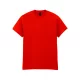 Gildan HEAVY COTTON™ - 100% pamut, kerek nyakú unisex póló - Piros - L