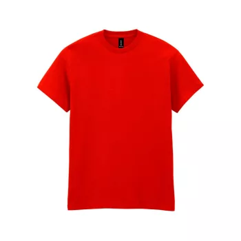   Gildan HEAVY COTTON™ - 100% pamut, kerek nyakú unisex póló - Piros - M