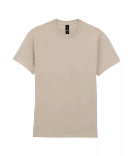 Gildan HEAVY COTTON™ - 100% pamut, kerek nyakú unisex póló - Homok - S