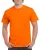 Gildan HEAVY COTTON™ - 100% pamut, kerek nyakú unisex póló - Neon narancs - S