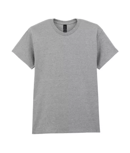 Gildan HEAVY COTTON™ - 100% pamut, kerek nyakú unisex póló - Sport Grey - 5XL