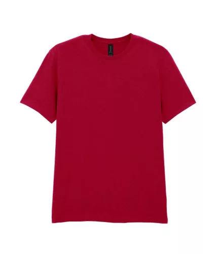 Gildan SOFTSTYLE® - Klasszikus szabású, oldalvarrás nélküli unisex póló - Antique Cherry Red - 2XL