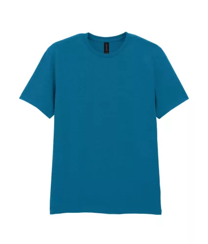 Gildan SOFTSTYLE® - Klasszikus szabású, oldalvarrás nélküli unisex póló - Antique Sapphire - 2XL
