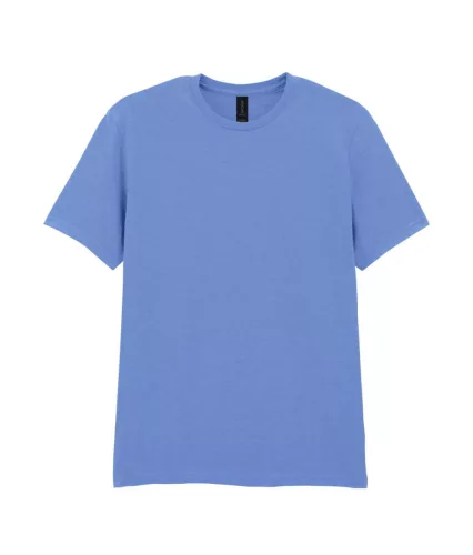 Gildan SOFTSTYLE® - Klasszikus szabású, oldalvarrás nélküli unisex póló - Carolina Blue - 2XL