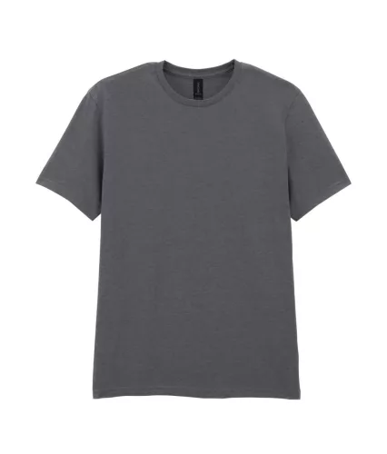 Gildan SOFTSTYLE® - Klasszikus szabású, oldalvarrás nélküli unisex póló - Charcoal - 2XL