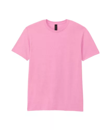 Gildan SOFTSTYLE® - Klasszikus szabású, oldalvarrás nélküli unisex póló - Fan Candy Pink - 3XL