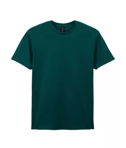 Gildan SOFTSTYLE® - Klasszikus szabású, oldalvarrás nélküli unisex póló - Fan Marine Green - M