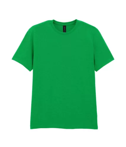 Gildan SOFTSTYLE® - Klasszikus szabású, oldalvarrás nélküli unisex póló - Irish Green - 2XL