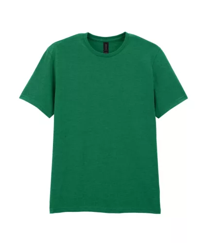 Gildan SOFTSTYLE® - Klasszikus szabású, oldalvarrás nélküli unisex póló - Kelly Green - L