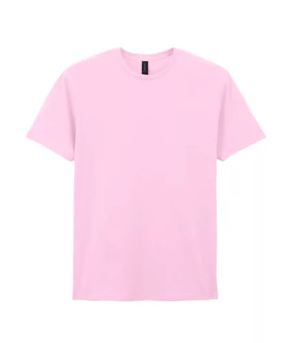 Gildan SOFTSTYLE® - Klasszikus szabású, oldalvarrás nélküli unisex póló - Light Pink - 2XL